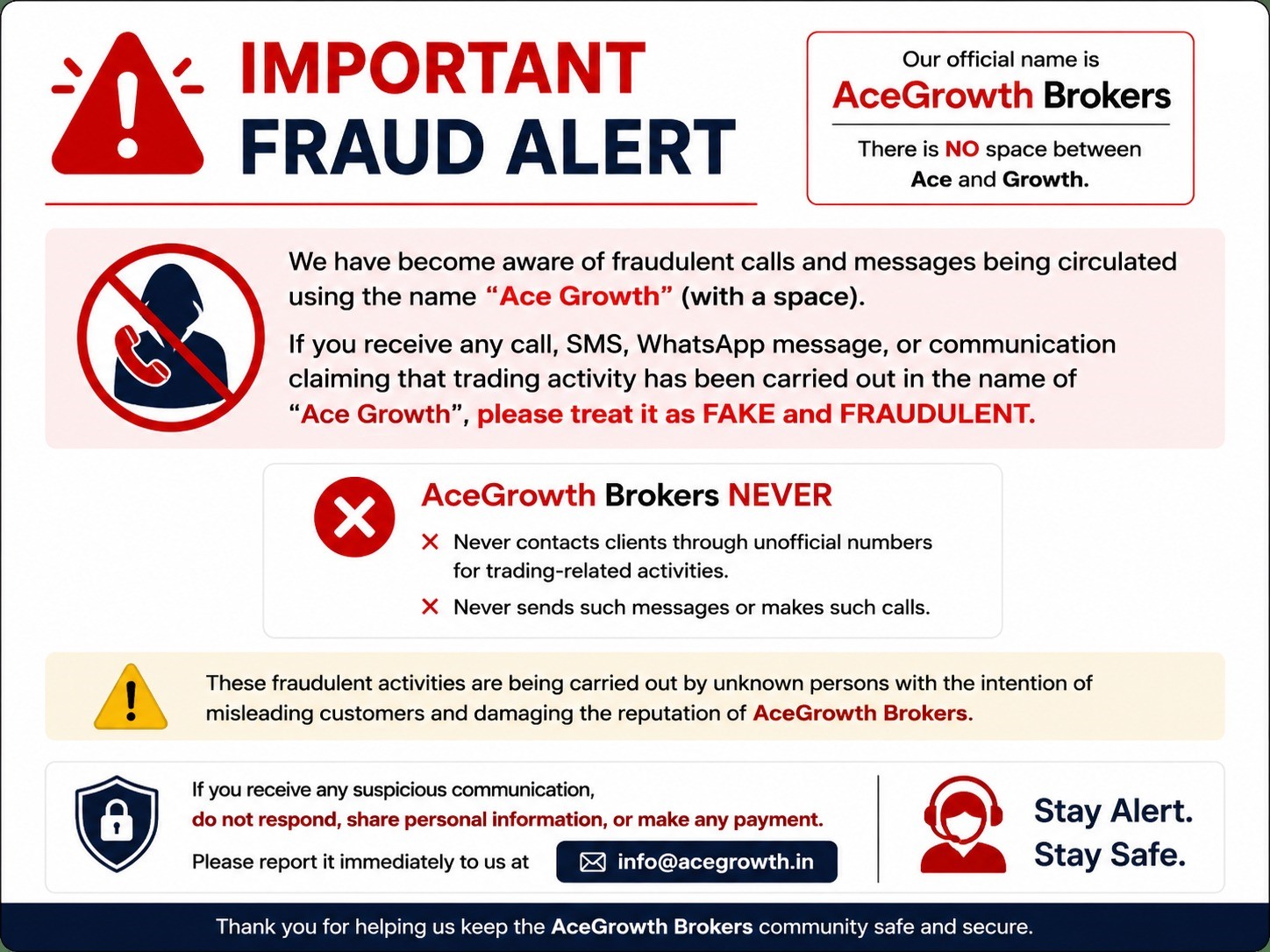 AceGrowth Brokers Fraud Alert